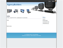 Tablet Screenshot of agencybuilders.biz
